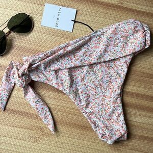 Free People Aila Blue Vivien Bottom - Vivian Romantique Swim Bottom